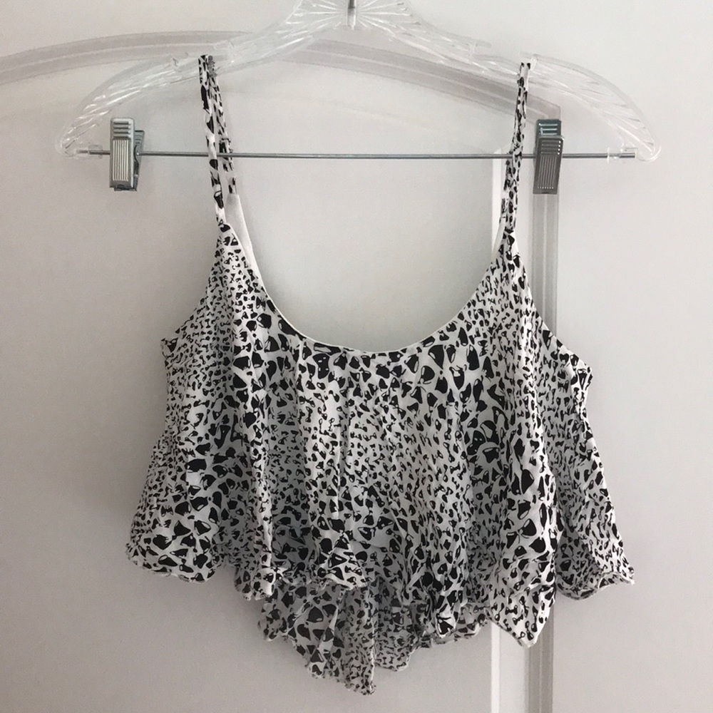 Adorable Leopard Pattern Crop Tank
